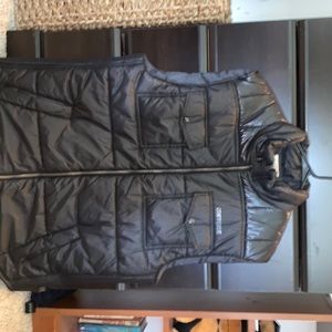 Vintage Black Converse Puffer Jacket 3XL